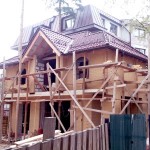 строительство дома из газобетона с облицовкой из кирпича